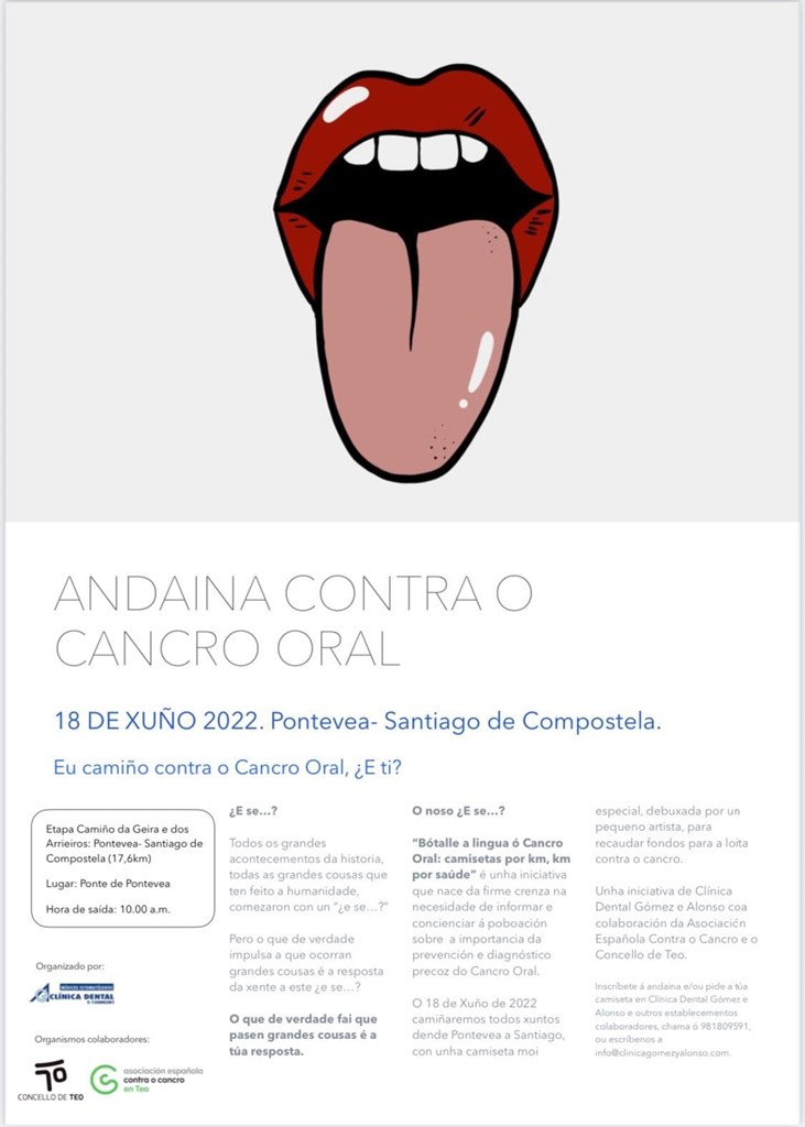 “Échale la lengua al cáncer oral: camisetas por km, km por salud”