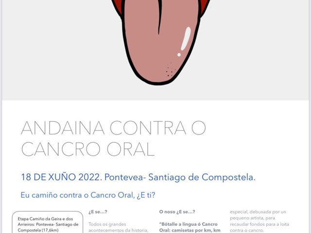 “Échale la lengua al cáncer oral: camisetas por km, km por salud”